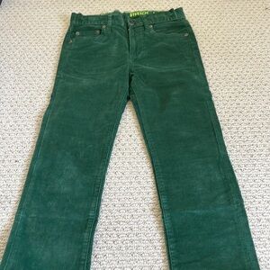 Crewcuts forest green boys corduroy pants